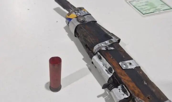 Polícia Militar apreende arma artesanal após ocorrência com disparo de arma de fogo na Zona Leste de Porto Velho